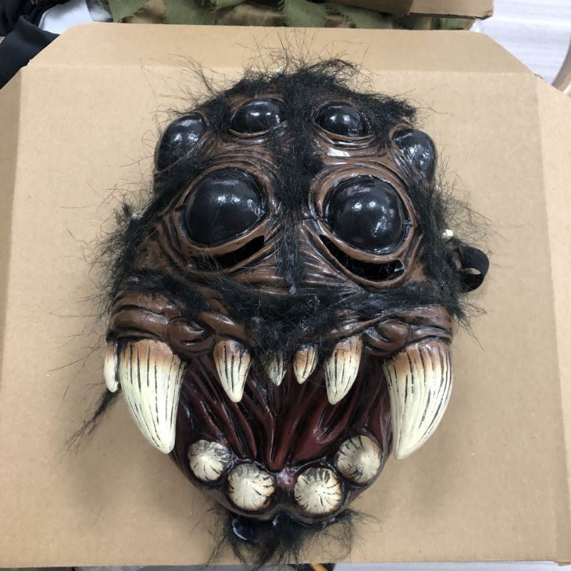 Halloween Horror Spider Latex Animal Mask Party Costume Cosplay Prop — image 4
