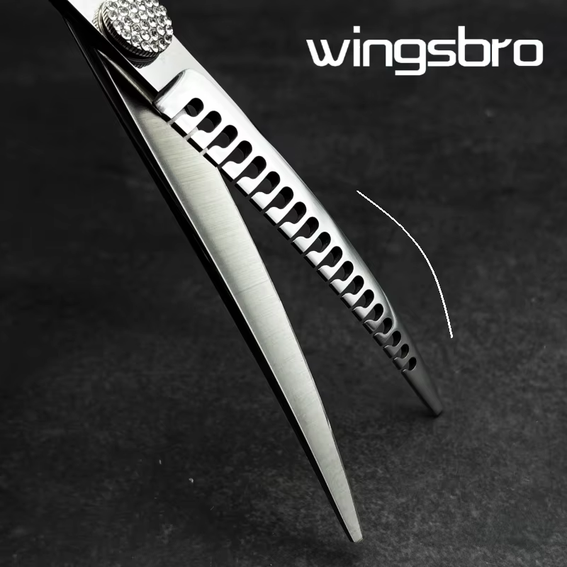Dog Grooming Scissors, Curved Scissors Thinning Scissors for Dog Grooming, Pet Curved Scissors for Trimming Face and Paws — image 5
