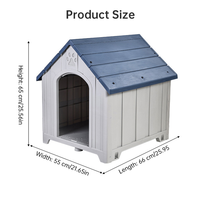 Heavy Duty Outdoor Dog House - 4 Season Insulated Shelter Waterproof & Anti-UV Kennel for All Size Dogs — image 13
