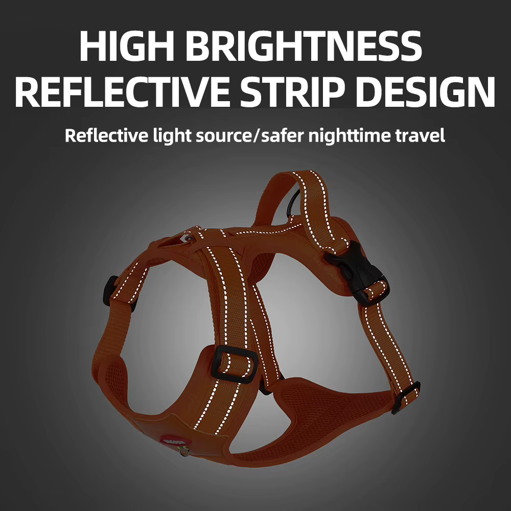 Dog Harness and Leash Set, Reflective, Anti-Pull, for Small and Medium-Sized Dogs, Escape-Proof — image 5