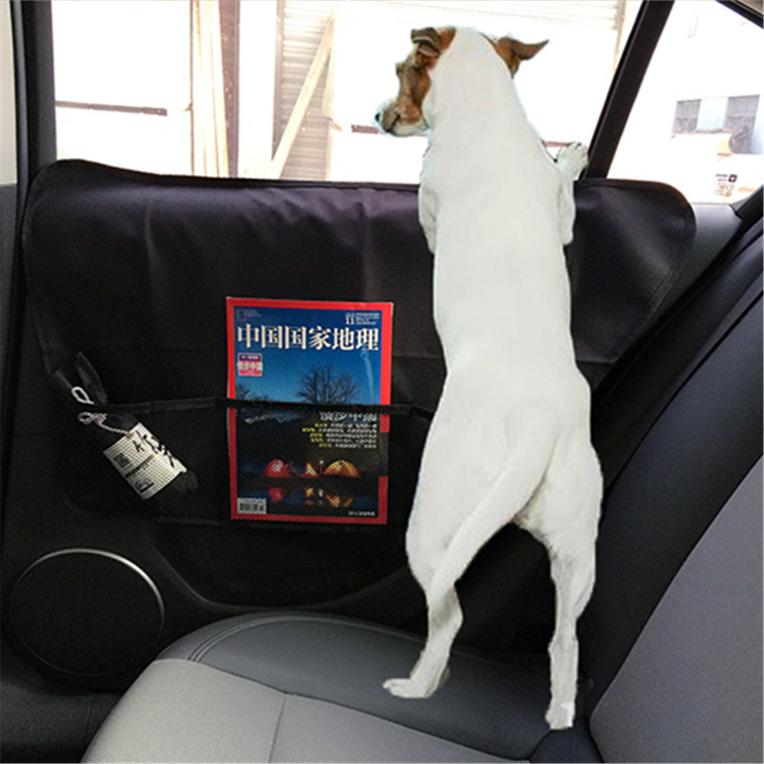 New Car Rear Door Anti-Scratch Storage Bag Protection Pad Car Pet Supplies — image 1
