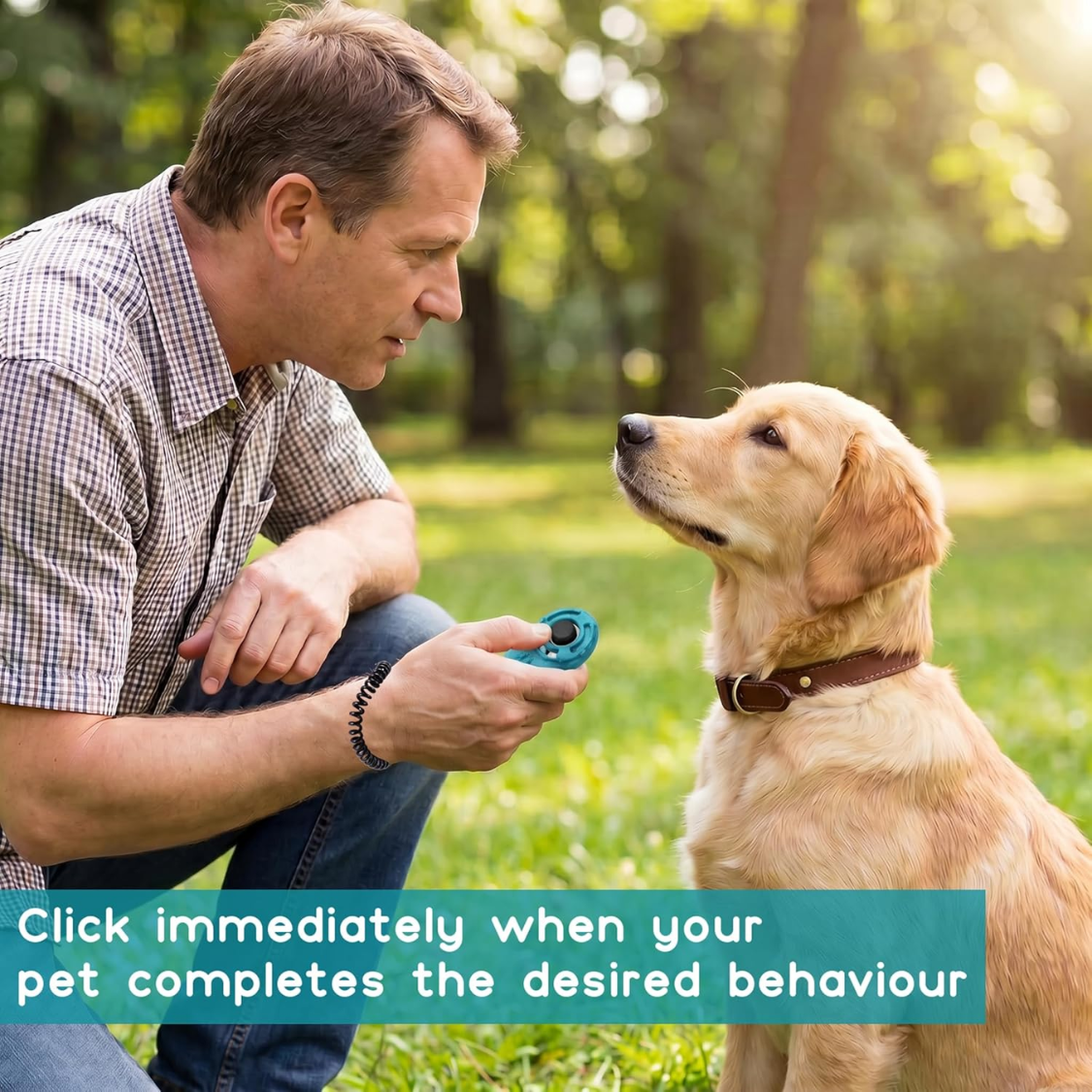 Dog Training Clicker With Sring Wrist And Keyring Pet Dog Training Clickers For Puppy, Cat — image 5