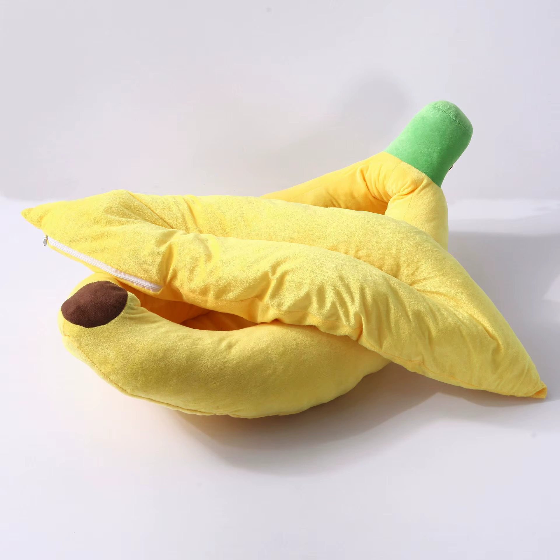 Interesting banana Warm Kennel Cat House Cat Dog lounger Bed Pet Small Dog Pet Bed — image 3