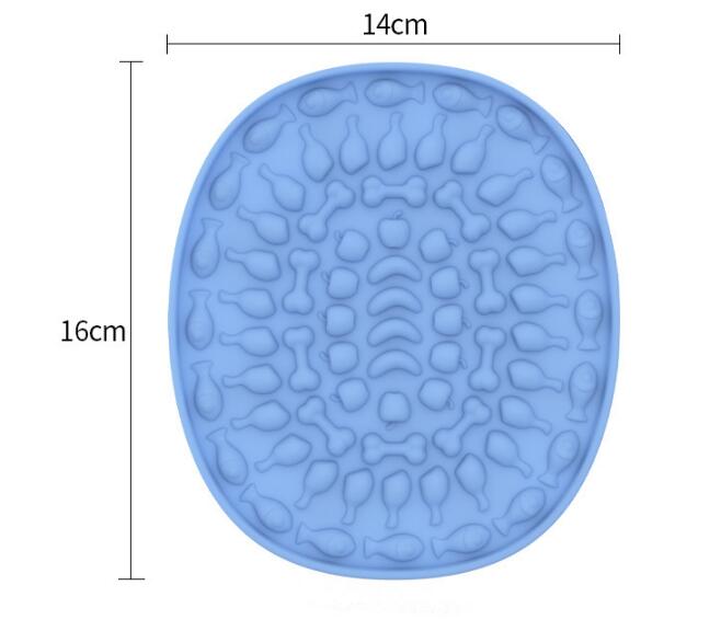 Pet Supplies Sucker Licking Pad Pet Placemat Silicone Slow Food Pad Slow Food Pad Dog Licking Pad — image 3
