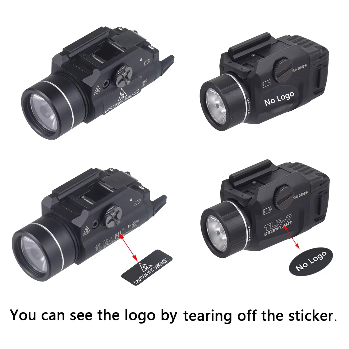 Streamlight TLR Tactical Scout Light Ourdoor Flashlight TLR-1 TLR-1HL TLR-3 TLR-4 TLR-7 TLR-8 LED Hunting Spotlight Torch — image 2