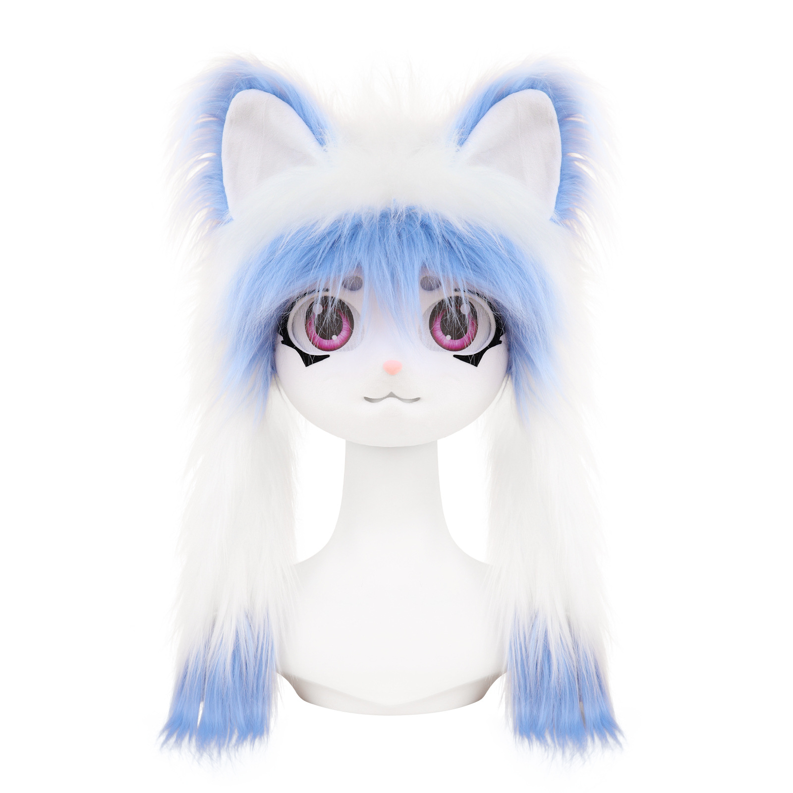 Kigurumi Plush Animal Head Wearable Hoodie Lolita Ready-to-Wear Cosplay Cute Animal Costume Furry Costume — image 11