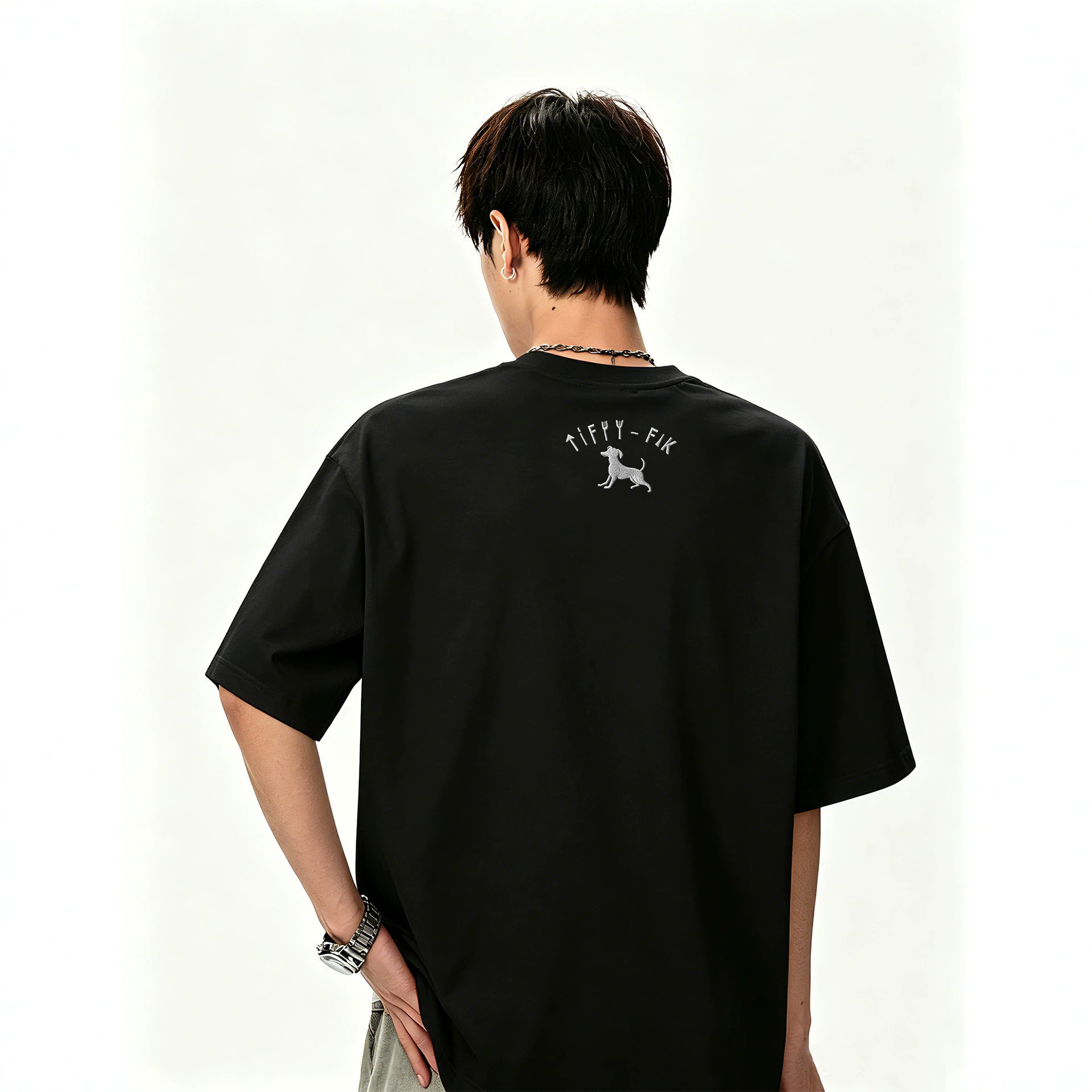 Dog Print Men's T-Shirt Trendy Casual Sports Short Sleeve — image 3