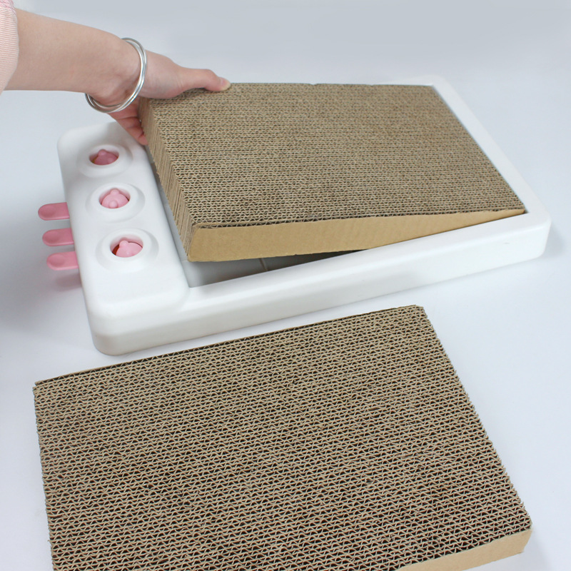 Cat Scratching Board Pet Cat Toy Function Multi-Corrugated Paper To Relieve Boredom Pet Supplies Cat Claw Board Cat Treadmill — image 5