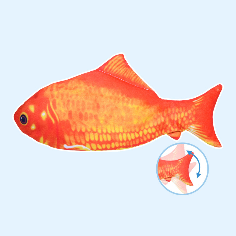 Electric Fish Will Jump, Simulating Fish Glow, Charging, Rocking Fish, Playing Cat Pet Toy — image 7