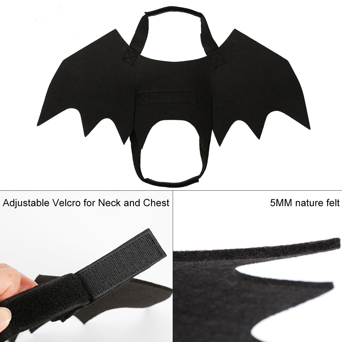 Disfraz de Murciélago para Perros - Ropa de Halloween para Mascotas — imagen 2