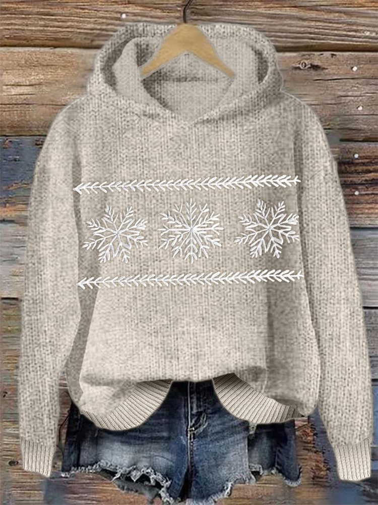 Suéter con Capucha de Estampado Animal para Mujer — imagen 10