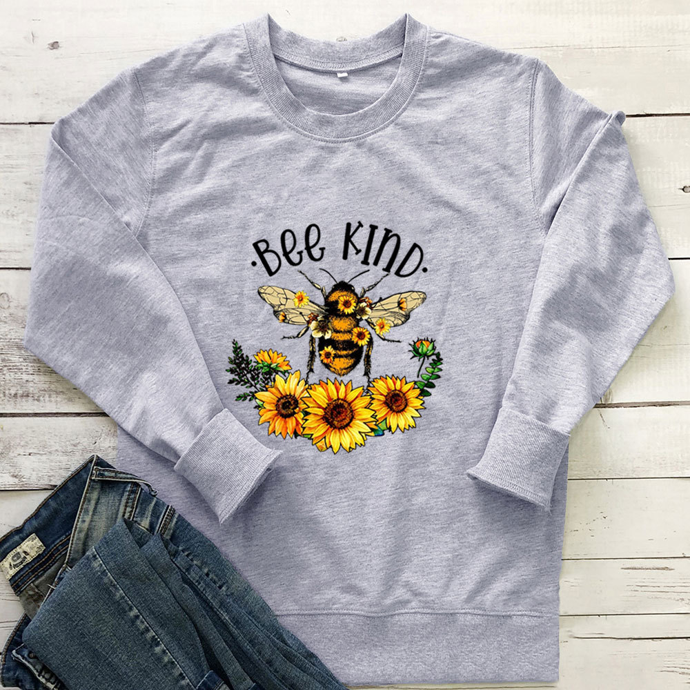 Bee colored printed hoodie — image 5