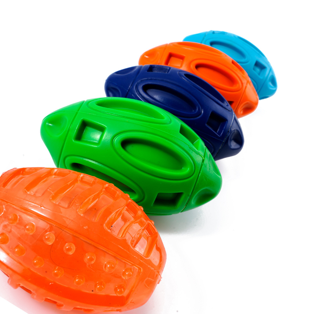 Pelotas de Sonido para Perros Hechas de Caucho Natural - Juguetes Duraderos con Soplador Interno — imagen 3
