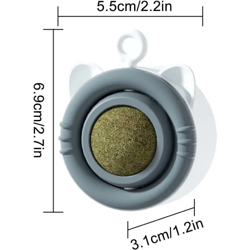 Cat Licking LeCat Mint Ball Supplies Teeth Grinding Artifact — image 1