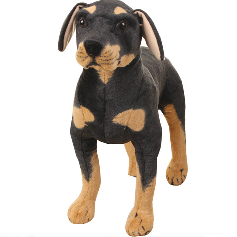 Black Dog Simulation Doll Plush Toys — image 6