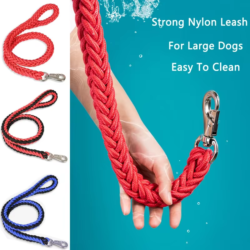 Lazo para Perros Grandes de Alta Resistencia - Cuerda de Nylon Tejida a Mano para Caminar, Cazar o Acampar — imagen 5