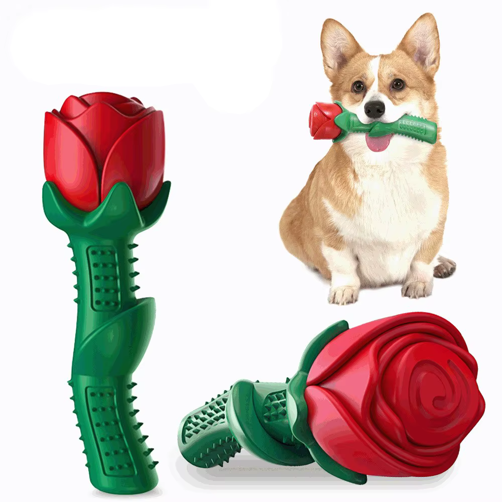 Dog Toy Dog Chew Toys Dog Toothbrush Pet Molar Tooth Cleaning Brushing Stick Doggy Puppy Dental Care Dog Pet Supplies — image 1