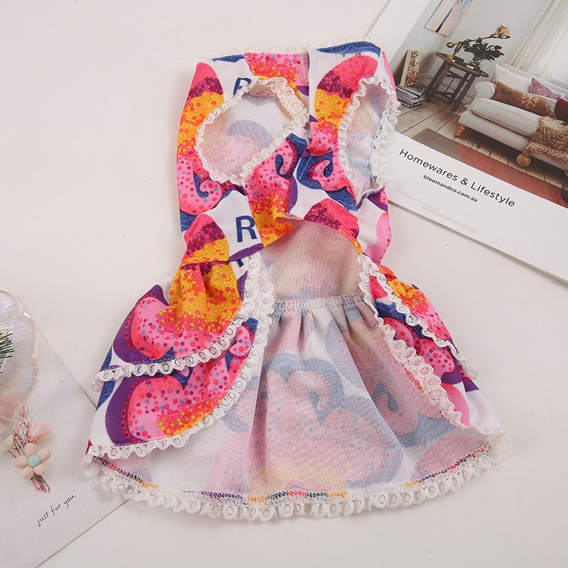 Ropa para Mascotas Falda de Princesa para Perros Pequeños y Medianos Ropa de Animales Teddy — imagen 3