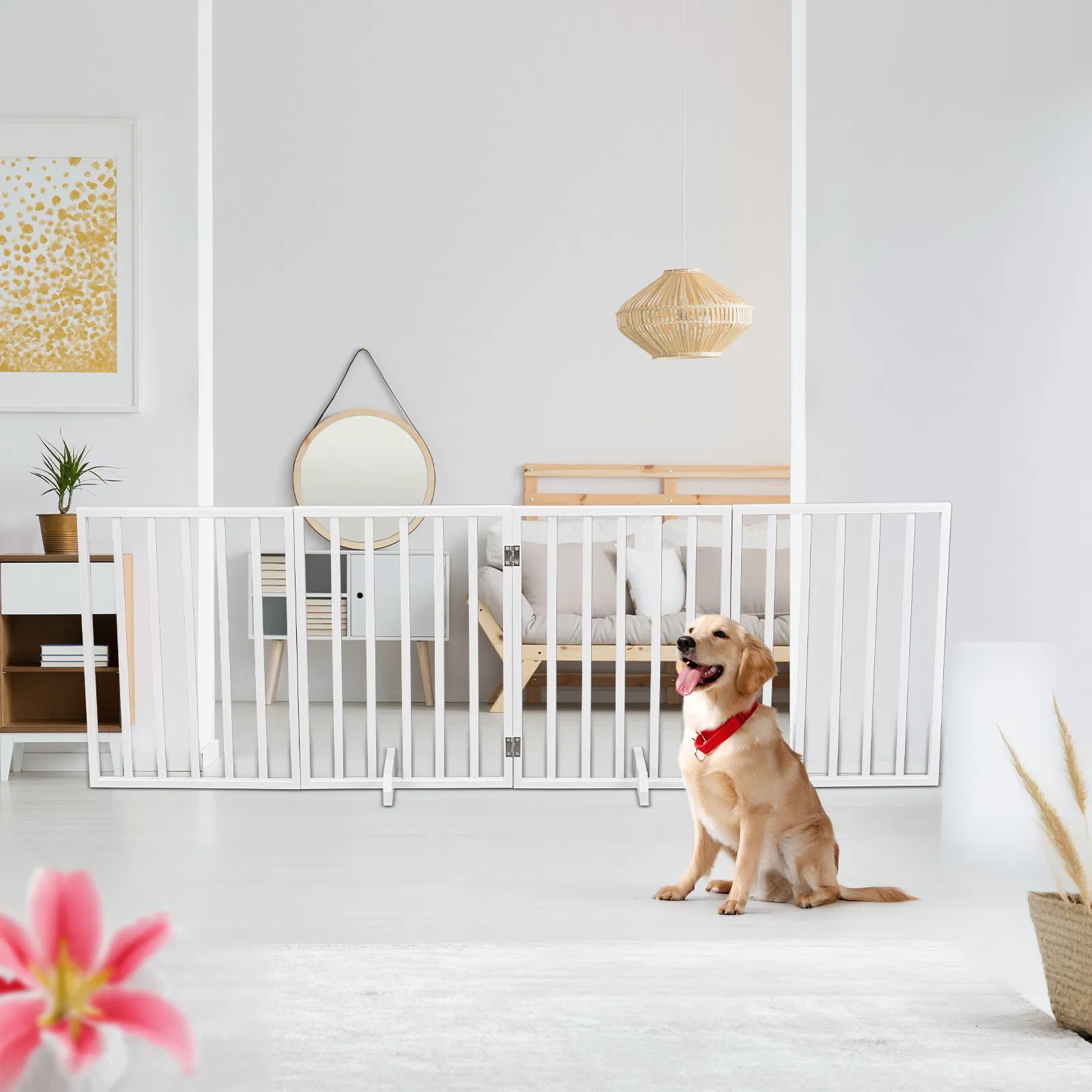 The Wooden Dog Fence White — image 2