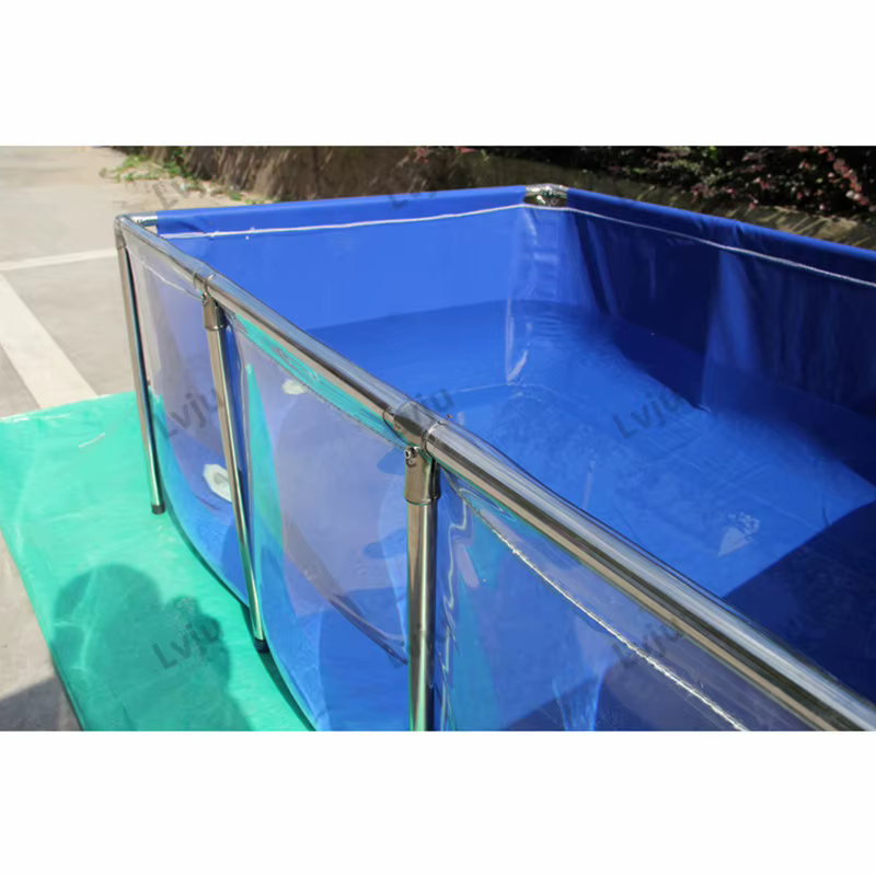 Lvju Fish Aquarium Tank 92 Gallon 350 Liter 100*100*35cm Koi Pond — image 4