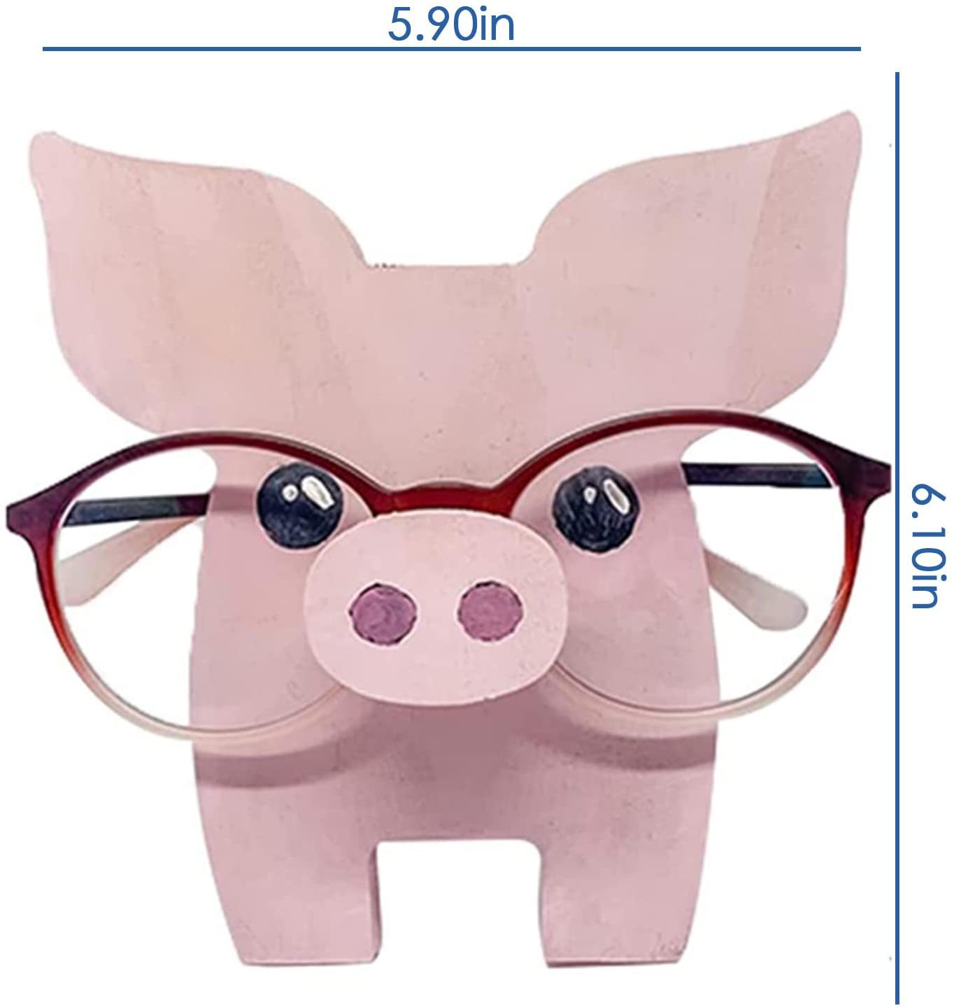Estante para Gafas de Mascotas Navidad Regalo Madera Corgi — imagen 3