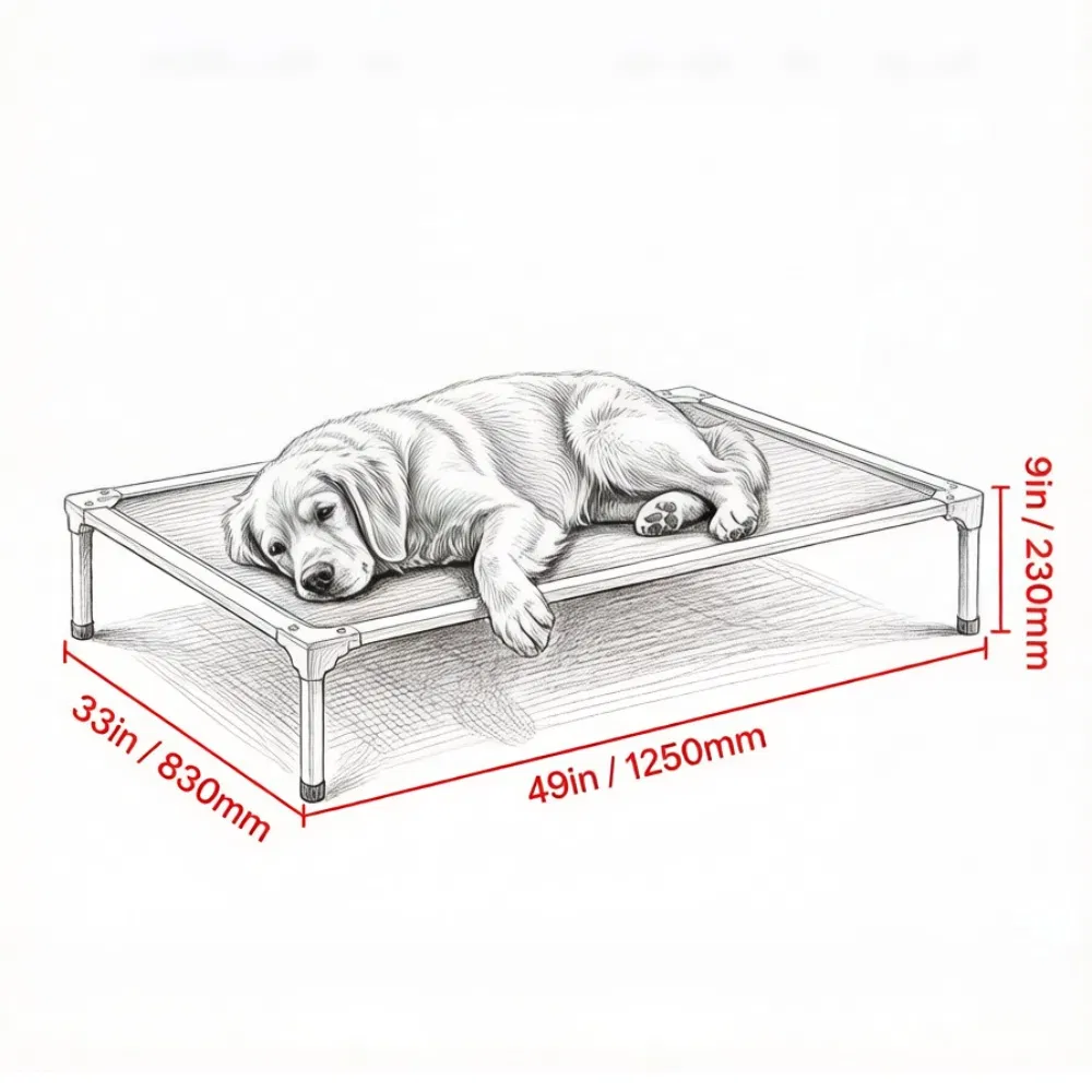 Elevated Dog Bed for Bedroom — image 2