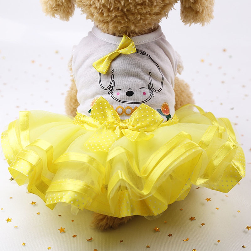 Ropa de Perro Vestidos de Tutú para Perros Pequeños y Medianos Ropa de Mascotas para Canes Princesas — imagen 1