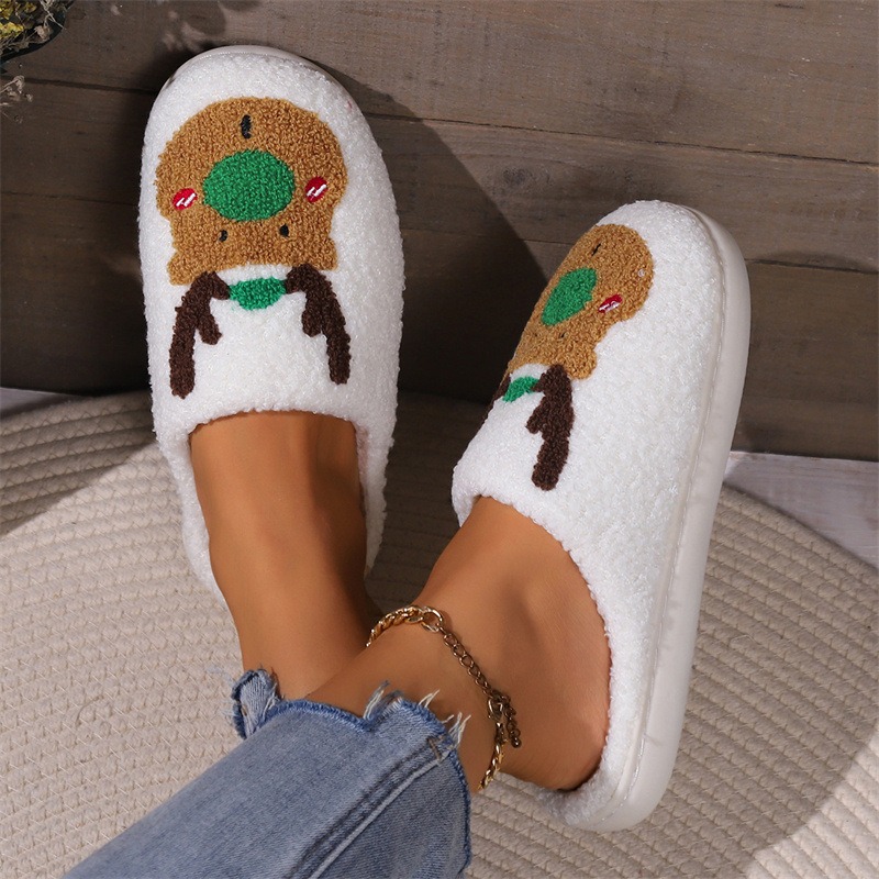 Zapatos de Plumas para Mujer de Elfo Navideño, Calentito y Acogedor para Invierno — imagen 3