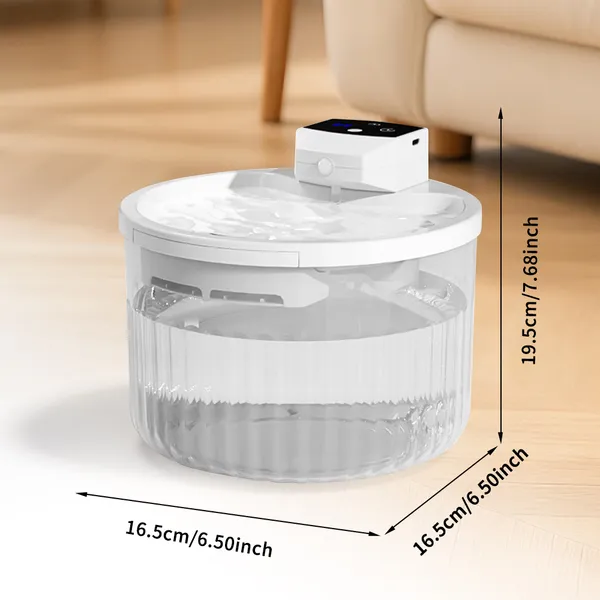Filtro de Agua para Mascotas, Capacidad Grande, Dispensador Automático de Agua para Gatos Sin Necesidad de Recargar Diariamente, Bomba Ultra-Silenciosa Amigable con el Sueño — imagen 6