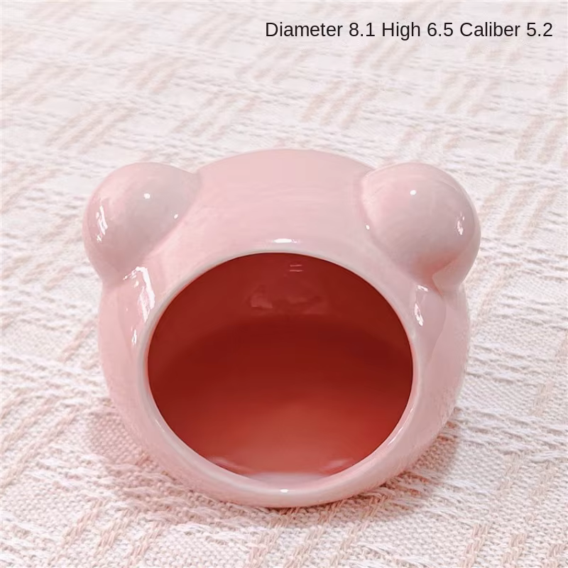 Ceramic Hamster Nest Summer Cooling Pet Ice House Ceramic Nest Dutch Pig Golden Bear Sleeping Nest Ceramic SummerHouse NewDesign — image 4