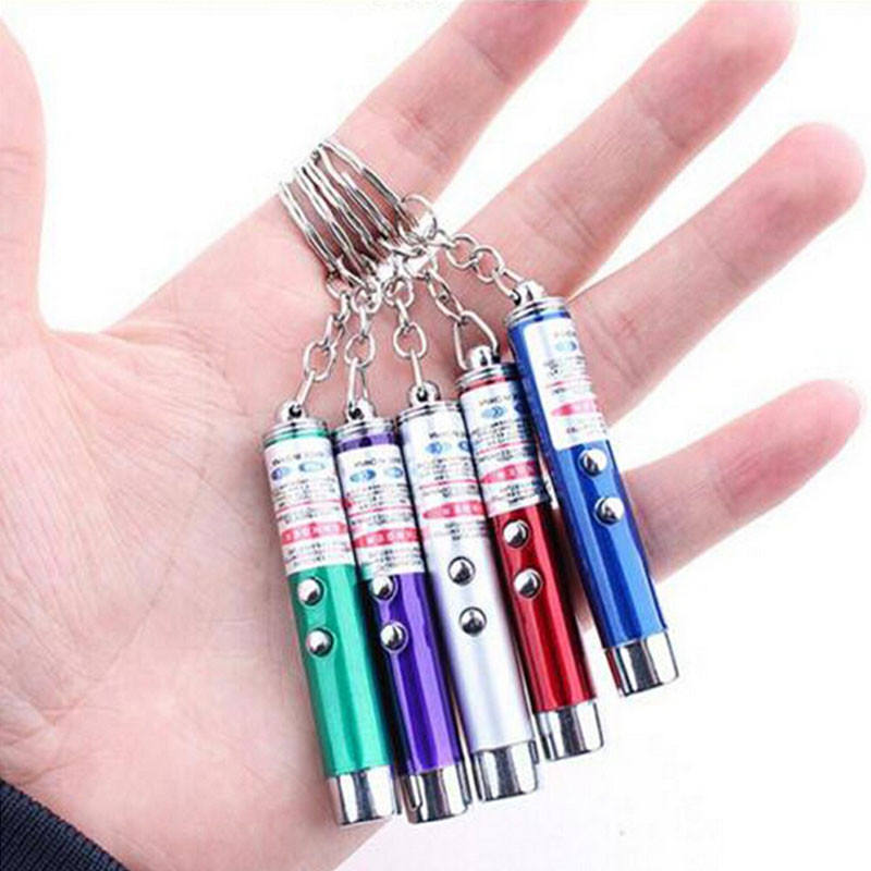 Mini Aluminum Alloy Laser Cat Wand White LED Lighting Infrared Small Flashlight Pet Products Laser Pen — image 5