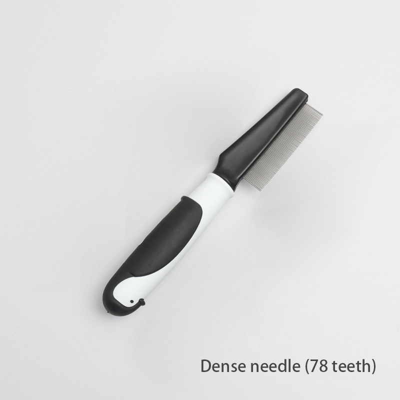 Pet Comb Cat Hair Removal Long Needle Comb Flea Comb Knot Hair Removal Comb Dog Comb Pet Supplies — image 6