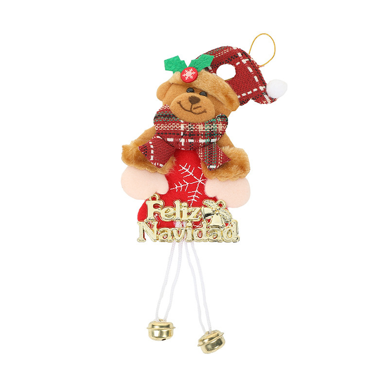 Decoraciones de Fiesta Navideña con Panda de Peluche y Búho de Peluche para Árbol de Navidad — imagen 8