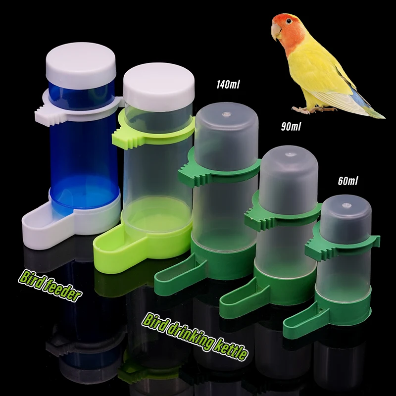 Sistema Automático de Bebederos para Pájaros y Loros - Botellas y Tazas para Alimentación — imagen 1