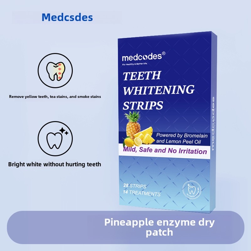 14 Pairs Of Pineapple Enzyme Tooth Strips. They Whiten And Brighten The Teeth, And Are Suitable For People Of All Ages Who Carry Out Daily Dental Care — image 10