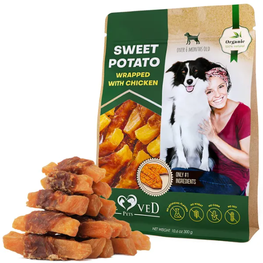 Tiras de Pato Naturalas con Papas Dulces y Pollo para Perros - Snacks Saludables Orgánicos sin Grano, Sin Corn, Humanos y Libres de Llenadores — imagen 5