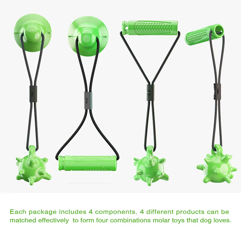 Pet supplies new product sucker dogs toy molar bite resistant club buy 1 top 4 sets — image 3