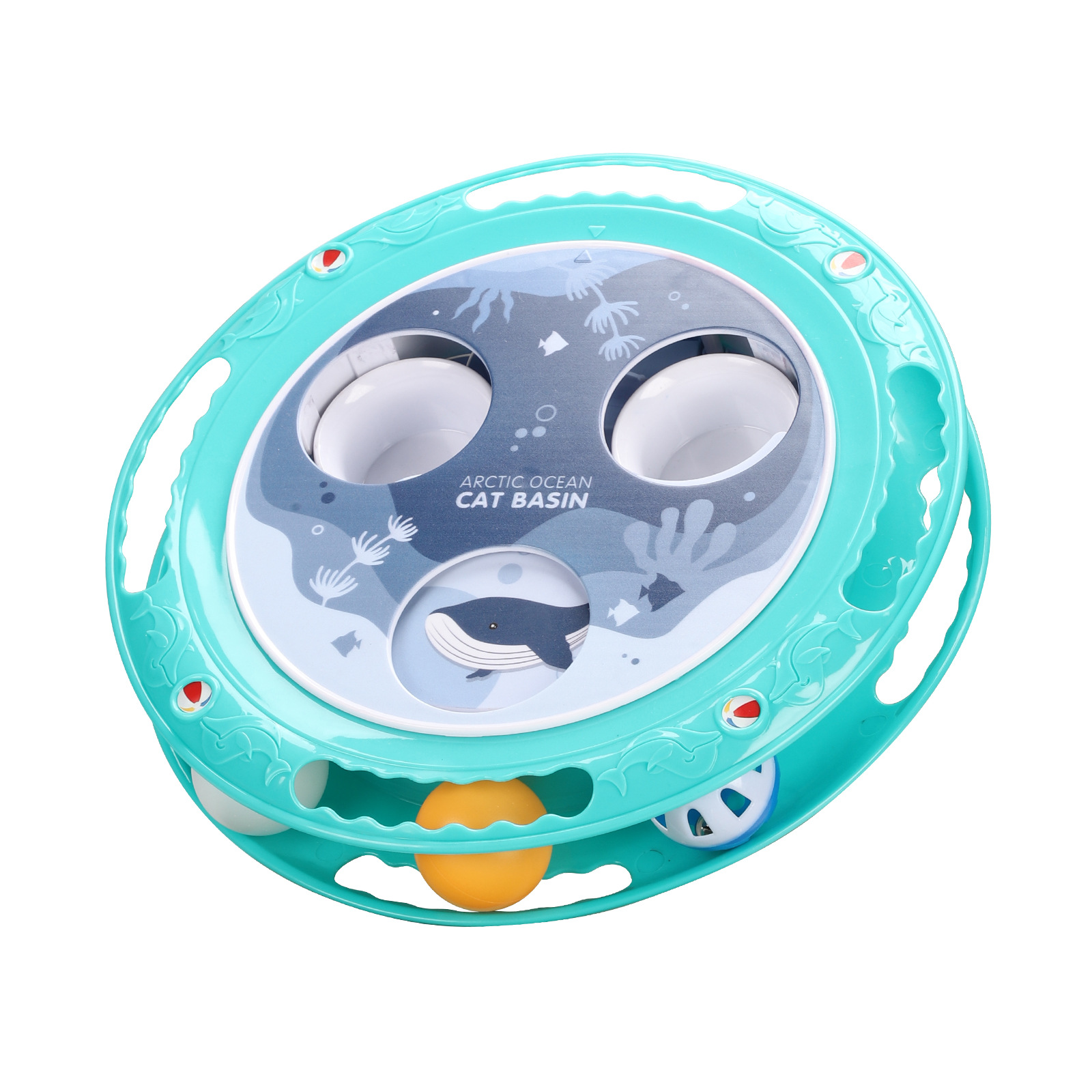 New Interactive Cat Ball Electric Toy 360 Degree Rotation Non-Slip Cat Turntable Toy — image 6