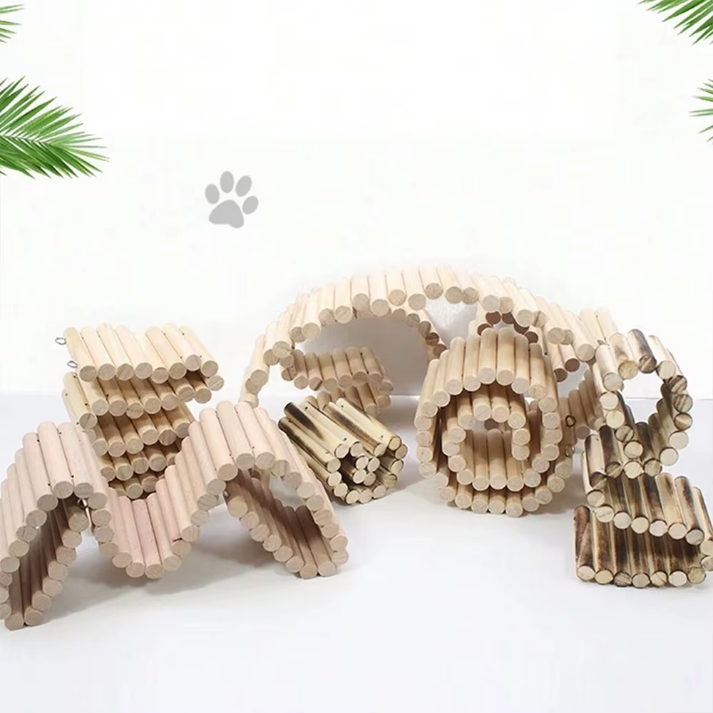 Accesorios para Hábitat de Ratones: Puente y Muro Bendable para Pequeños Animales — imagen 1