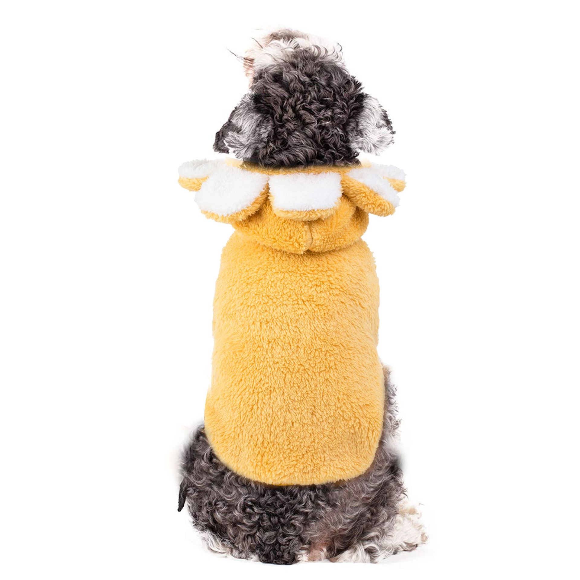 Ropa de invierno para perros - Camiseta de flores solares coreana, versión divertida de invierno y otoño — imagen 3