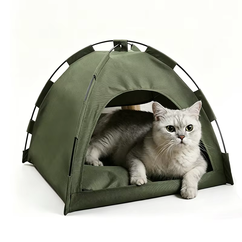 Cama Tenda para Mascotas: Casa, Accesorios, Almohadillas Cálidas, Muebles Sofá, Cestas, Camas, Kit de Tendas de Guisantes de Invierno para Gatitos — imagen 1