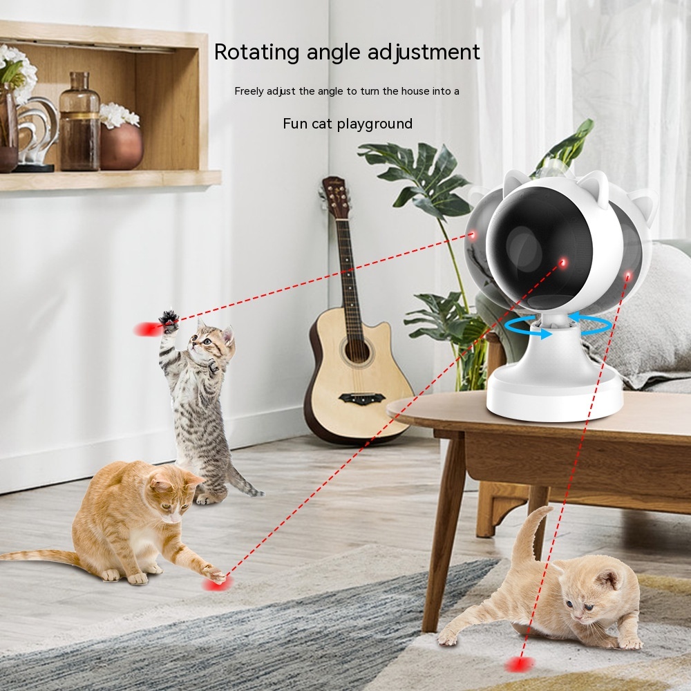 Teaser de Láser Inteligente para Gatos con Carga USB — imagen 2