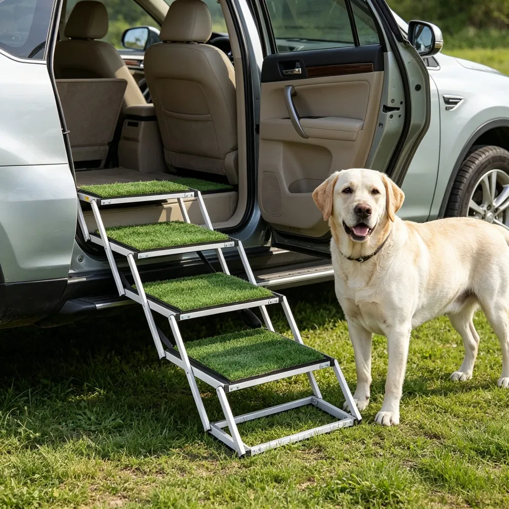 Pet Stairs with Adjustable Height for Outdoor — image 2