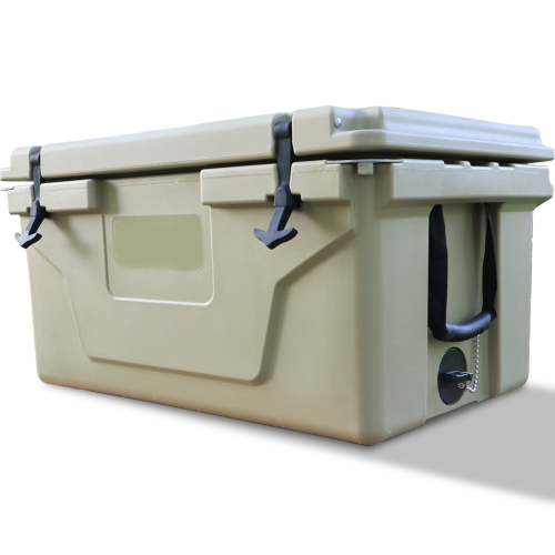 Caja de Hielo en Color Khaki 65QT para Camping y Pesca — imagen 1