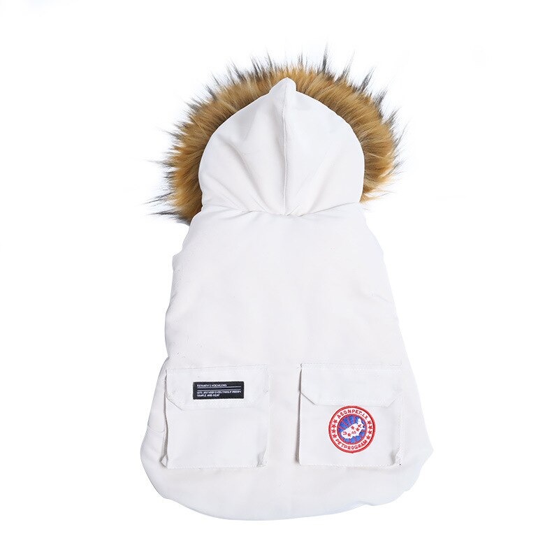 Chaquetas de invierno para perros abrigadas y calientes con capucha para Chihuahuas, Bulldog francés, Pugs, y pequeños perros — imagen 8
