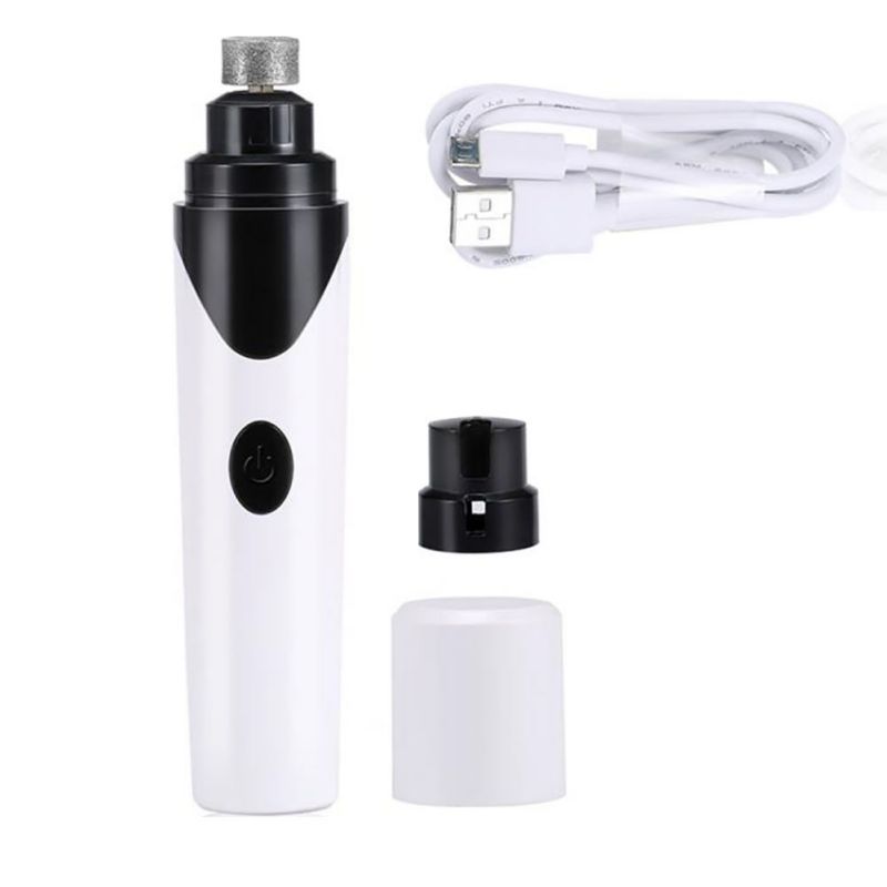 Rechargeable Nails Dog Cat Care Grooming USB Electric Pet Dog Nail Grinder Trimmer Clipper Pets Paws Nail Cutter & Replaceable Diamond Bit — image 4