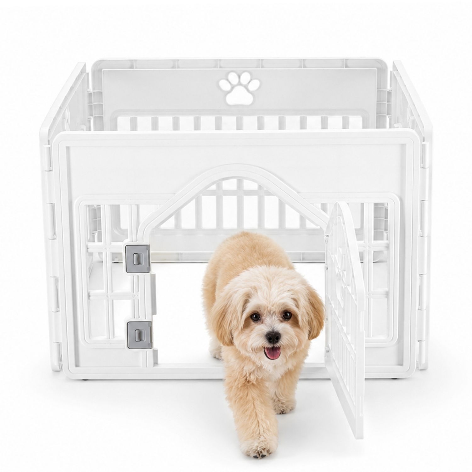 Plastic Dog With Movable Enclosure, Suitable For Small And Medium-sized Dogs, Cats And Rabbits — image 4