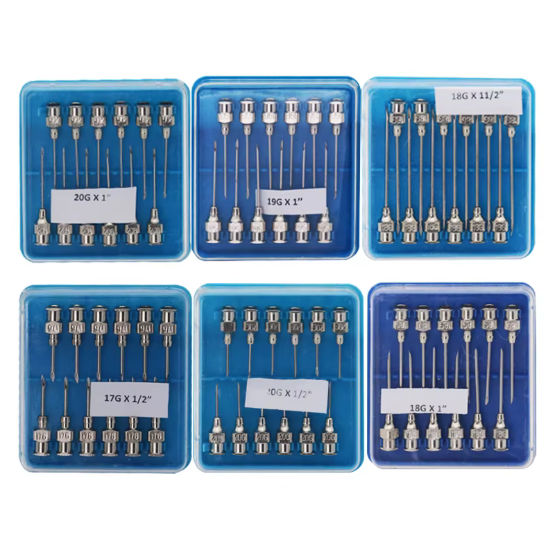 Caja de Agujas Veterinarias de Acero Inoxidable Para Jeringas, Inyección y Vacunación, Herramientas Veterinarias Para Cerdos, Vacas, Ovejas, Aves y Ganado, Suministros Para Animales de Granja — imagen 3