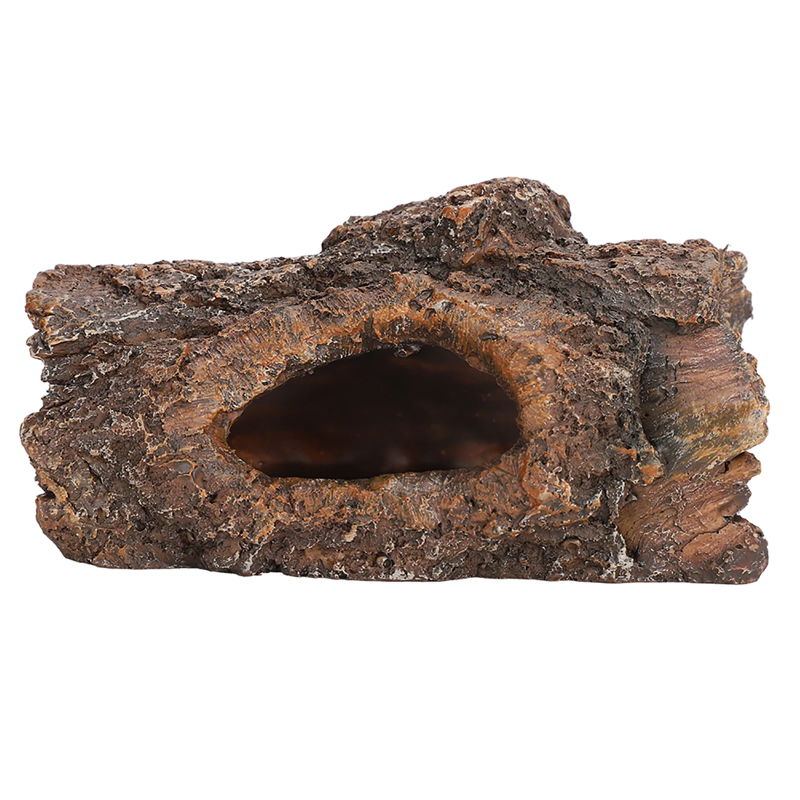 Cueva de Simulación de Corteza de Árbol de Resina para Reptiles y Anfibios, Diseño Natural para Escorpiones y Lagartos 13x7.5x5cm — imagen 6