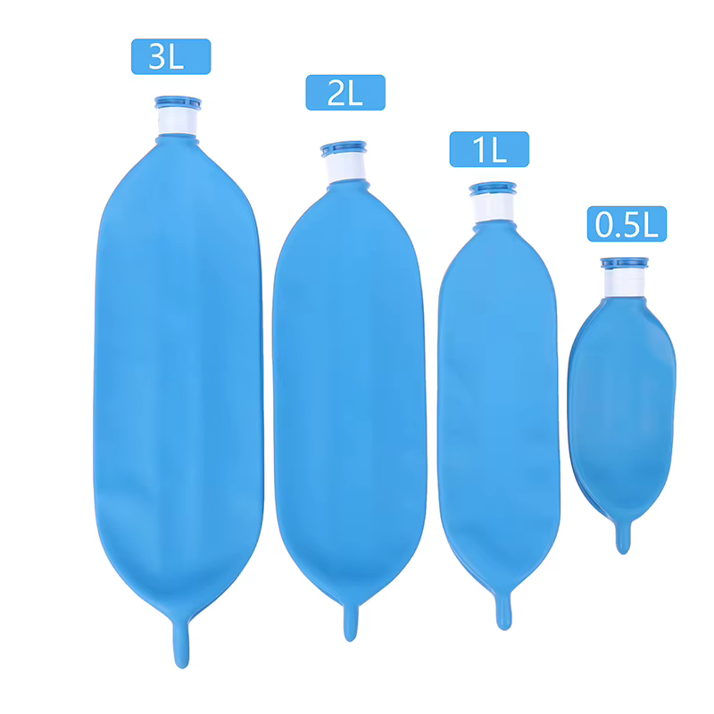 Disposable Reservoir Bag 0.5L 1L 2L 3L Anesthesia Ventilator Airbag Veterinary Respirator Breathing Circuit Parts — image 2